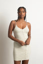 Tobi Alina Ruched Bodycon Mini Dress x2