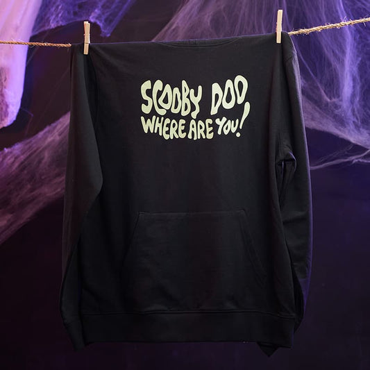 Cracker Barrel Scooby Doo Glow Black Hoodie
