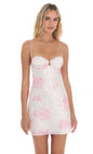 Lucy in the Sky Satin Open Back Dress