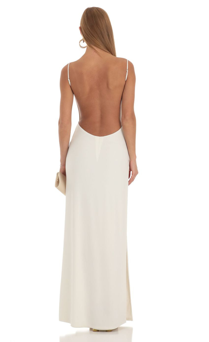 Lucy in the Sky Lace Maxi Dress in Ivory