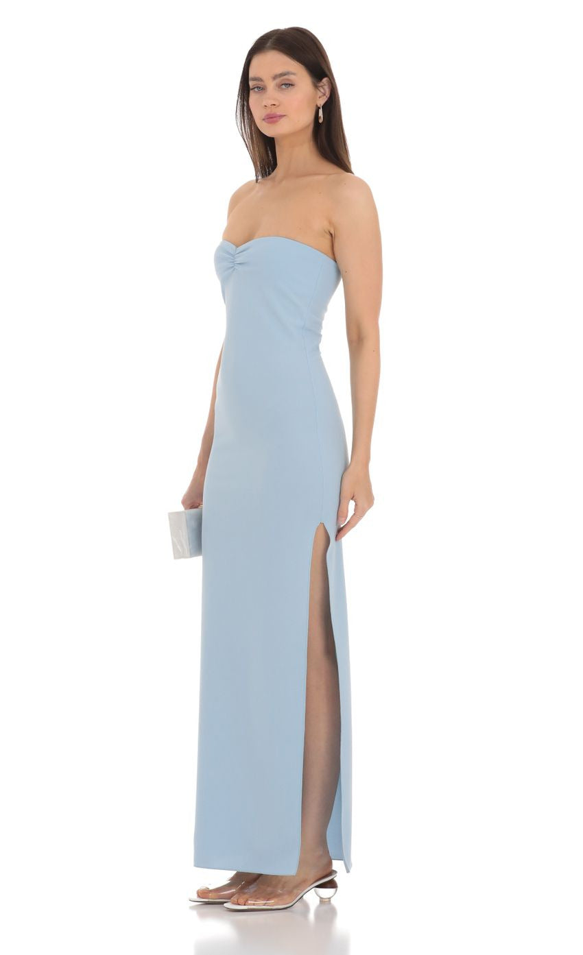 Lucy in the Sky Strapless Bodycon Maxi Dress