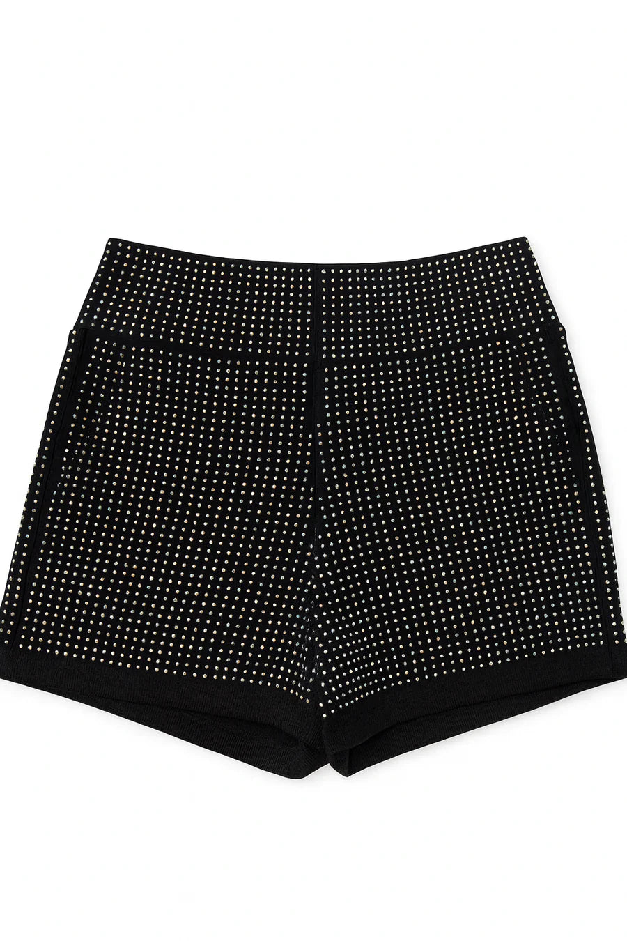 Judith March BLACK SEQUIN SHORTS