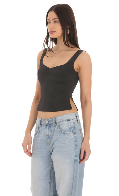 Lucy in the Sky Side Slit Top