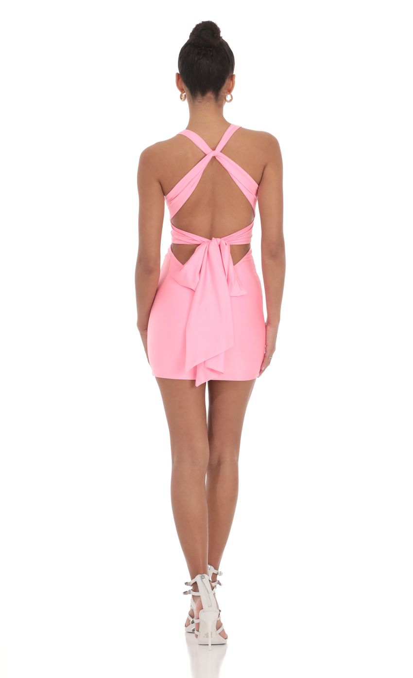 Lucy in the Sky Twist Open Back Dress