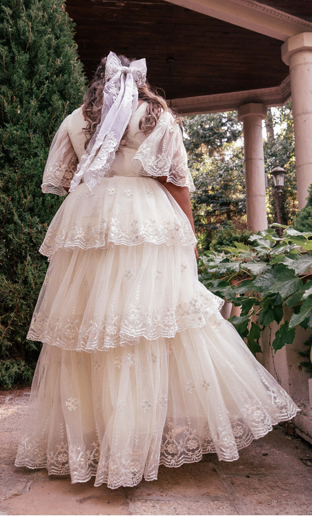 JessaKae Snowflake Dress - Cream