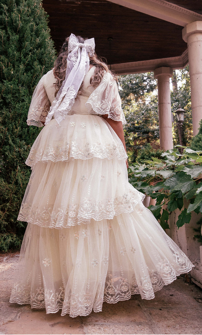 JessaKae Snowflake Dress - Cream