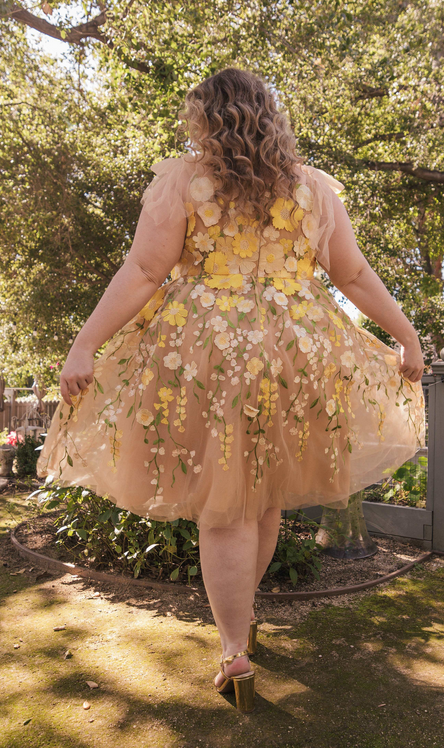 JessaKae Blossom Dress -  Yellow