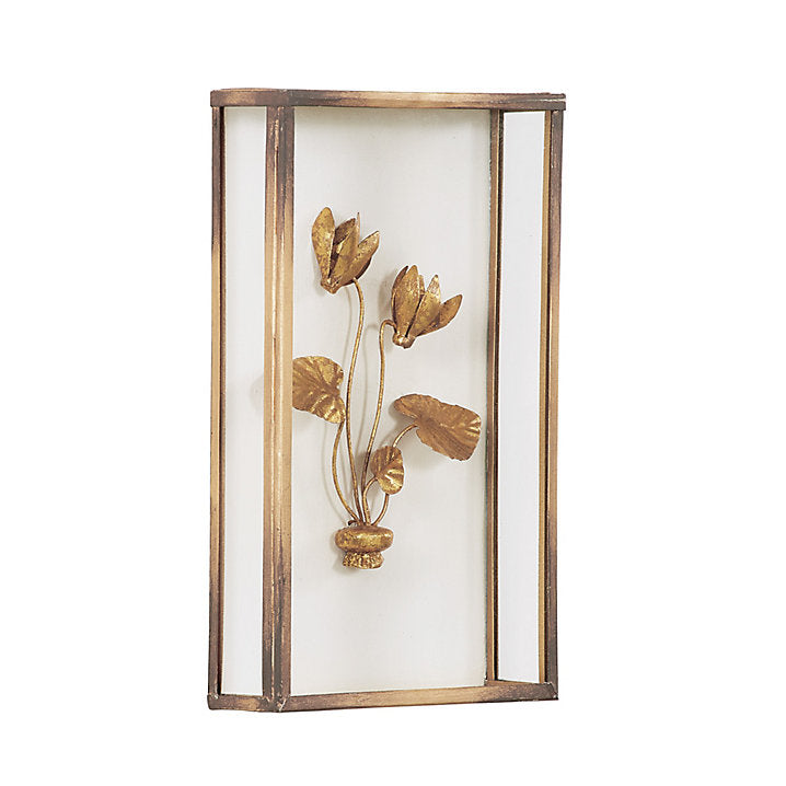 Ballard Designs Fleur de Tole Gold Wall Decor