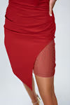 Tobi Bejeweled Rhinestone Strapless Midi Dress x2