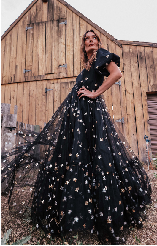 JessaKae Wendy Dress - Black Star