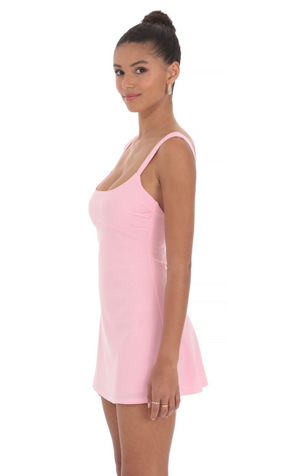 Lucy in the Sky Wide Strap Flare Dress