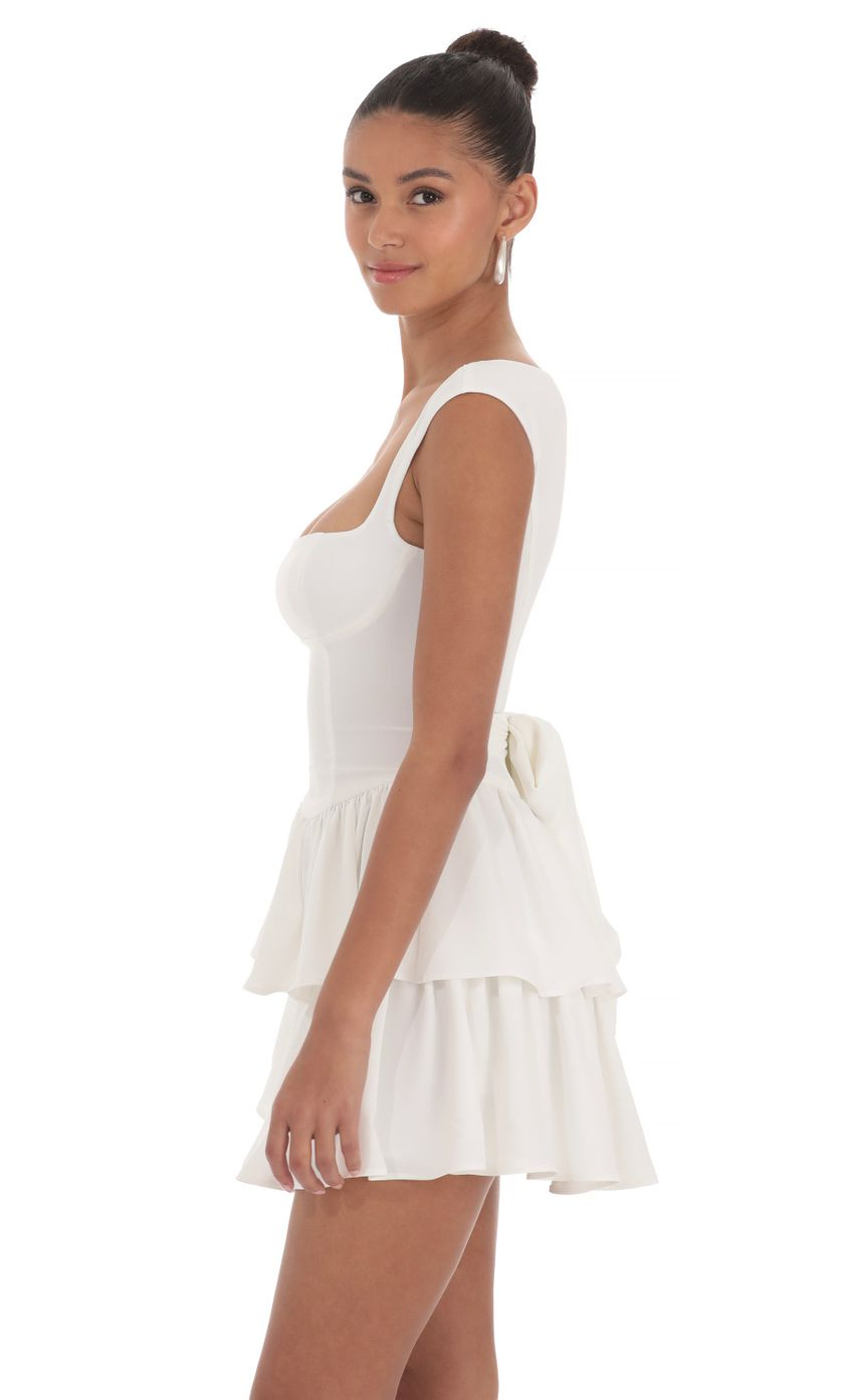 Lucy in the Sky Wide Strap Ruffle Dress