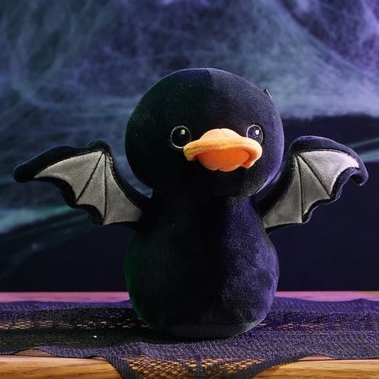 Cracker Barrel Black Bat Rubber Duck Plush