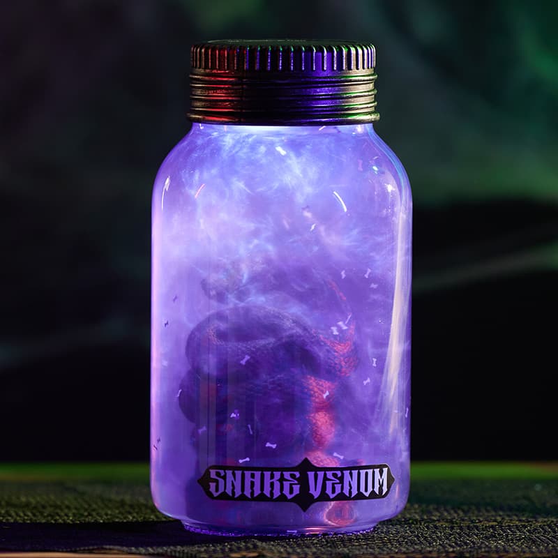 Cracker Barrel Snake Jar Glitter Globe