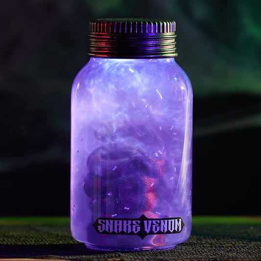 Cracker Barrel Snake Jar Glitter Globe