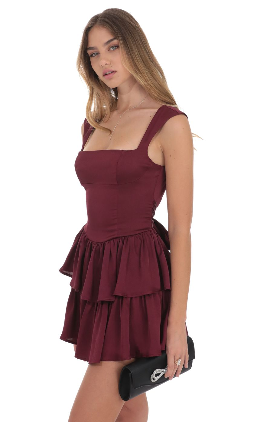 Lucy in the Sky Wide Strap Ruffle Dress