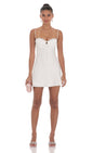 Lucy in the Sky Satin Open Back Dress