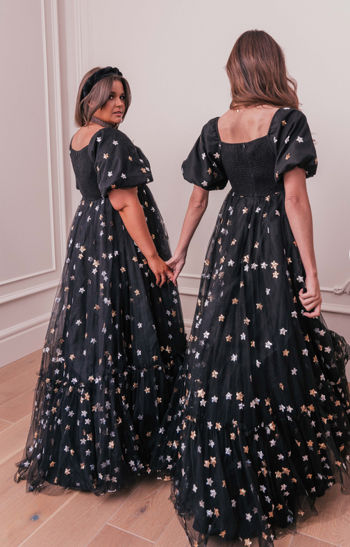 JessaKae Wendy Dress - Black Star