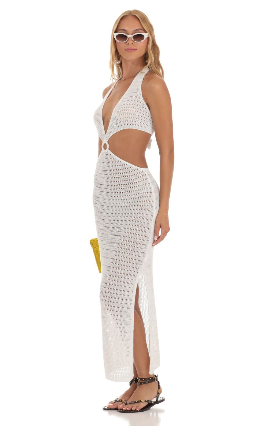 Lucy in the Sky Crochet Cutout Maxi Dress