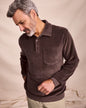 BLAIR John Blair Banded-Bottom Velour Shirt