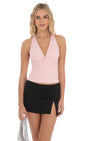 Lucy in the Sky Twist Cross Back Top