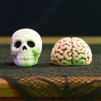 Cracker Barrel Skull Mini Salt Shaker