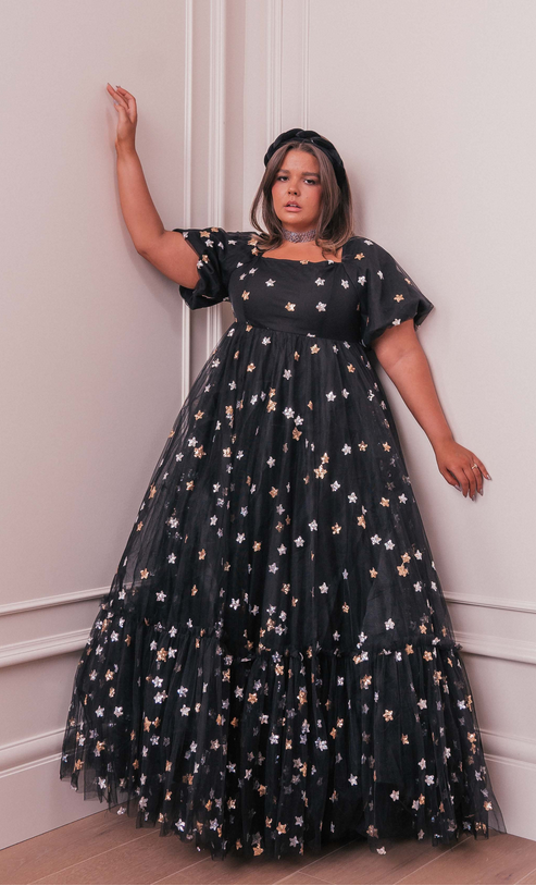 JessaKae Wendy Dress - Black Star