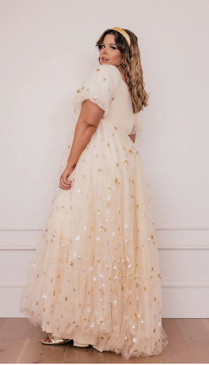 JessaKae Wendy Dress - Cream Star