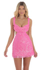 Lucy in the Sky Sequin Cutout Dress