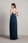 Tobi All I Ever Need Deep V High Slit Maxi Dress