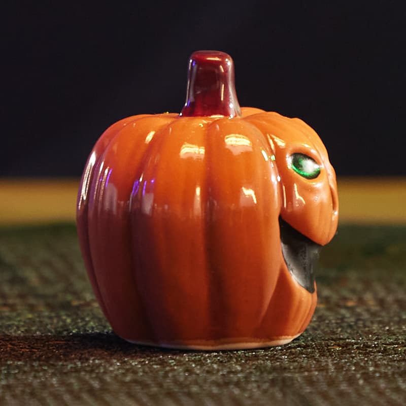 Cracker Barrel Jack-O-Lantern Mini Salt Shaker