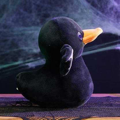 Cracker Barrel Black Bat Rubber Duck Plush