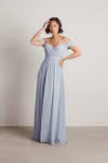 Tobi Adrienne Off The Shoulder Sweetheart Maxi Dress
