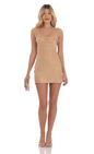 Lucy in the Sky Satin Strapless Slip Dress 1
