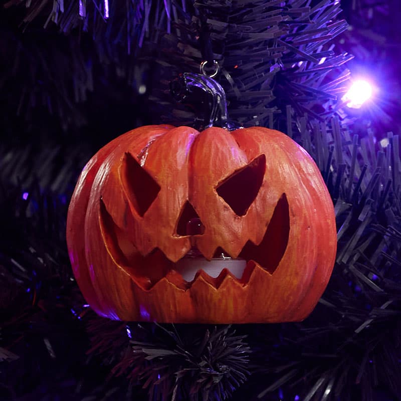Cracker Barrel LED Jack-O-Lantern Ornament