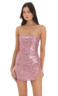 Lucy in the Sky Strapless Mini Dress