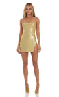 Lucy in the Sky Sequin Side Slit Dress