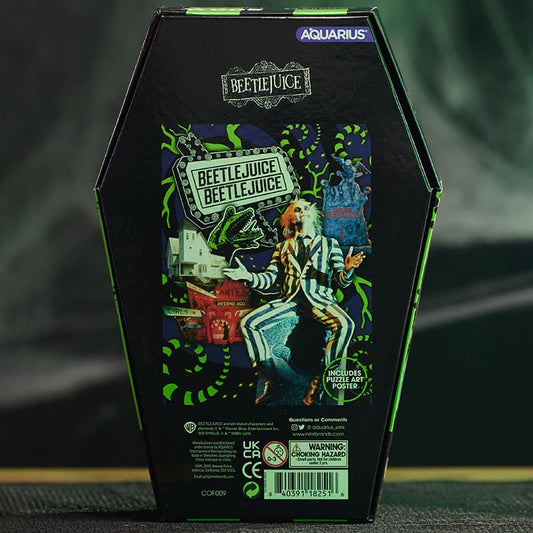 Cracker Barrel Beetlejuice Coffin Jigsaw Puzzle