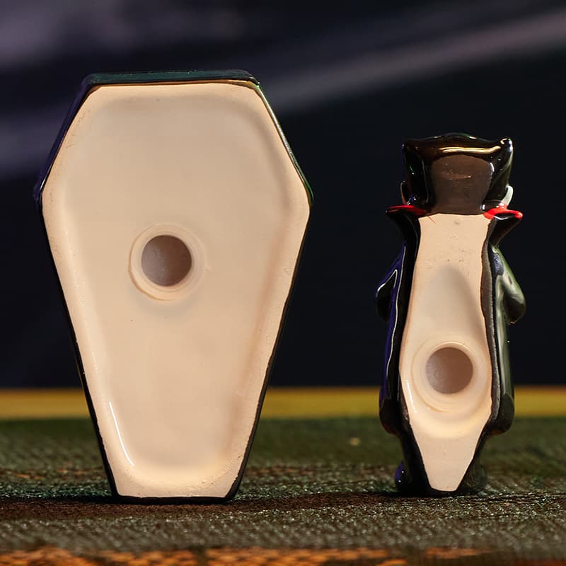 Cracker Barrel Vampire Salt and Pepper Set