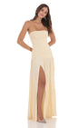 Lucy in the Sky Strapless Drop Waist Maxi Dress