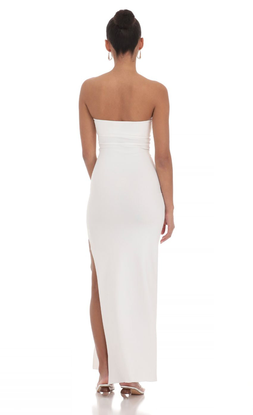 Lucy in the Sky Strapless Bodycon Maxi Dress