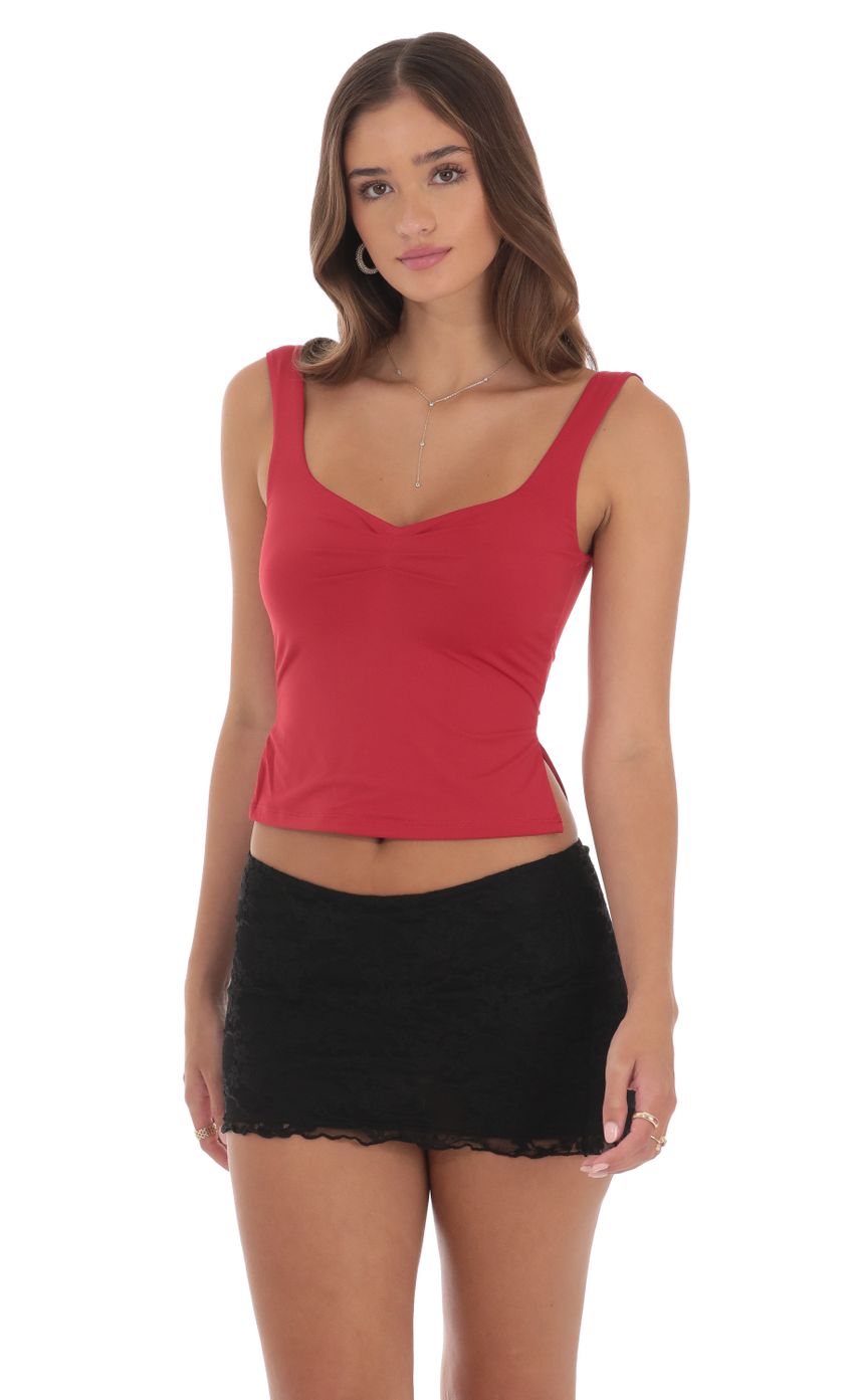 Lucy in the Sky Side Slit Top