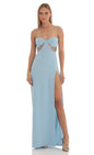 Lucy in the Sky Sequin Cutout Maxi Dress