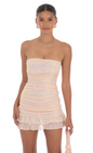 Lucy in the Sky Sequin Ruched Bodycon Dress