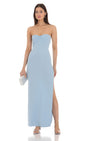 Lucy in the Sky Strapless Bodycon Maxi Dress