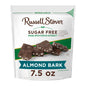 Russell Stover Chocolates Sugar Free Dark Chocolate Candy Almond & Sea Salt Bark, 7.5 oz. bag