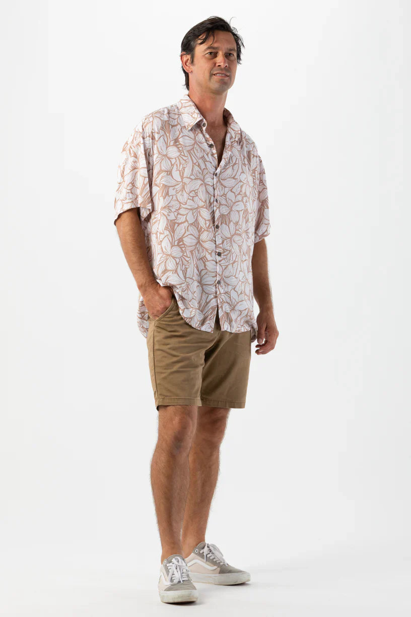 Tiare Hawaii Aloha Shirt - Hilo Garden Sand