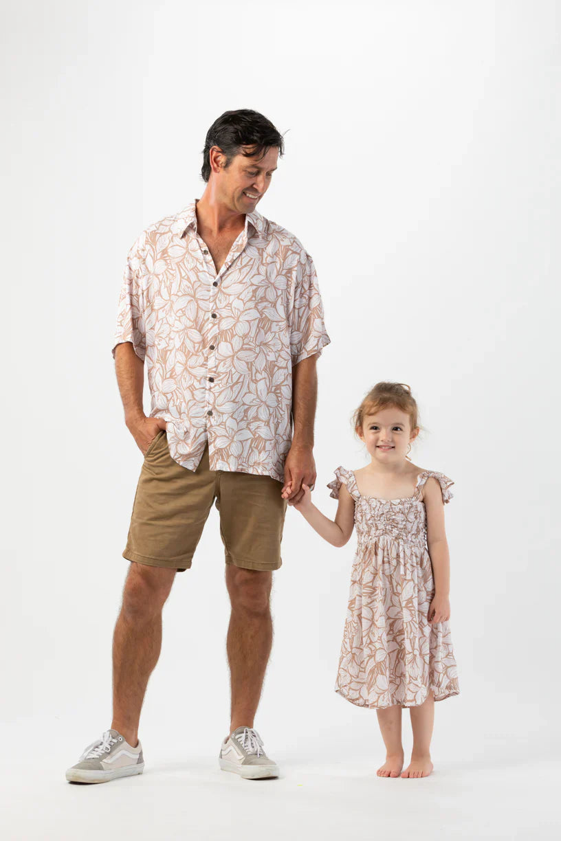Tiare Hawaii Aloha Shirt - Hilo Garden Sand
