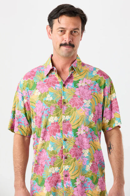 Tiare Hawaii Aloha Shirt - Molokai Floral Tosca