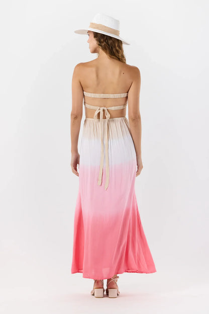 Tiare Hawaii Andy Maxi Dress - Sand Rose Ombre